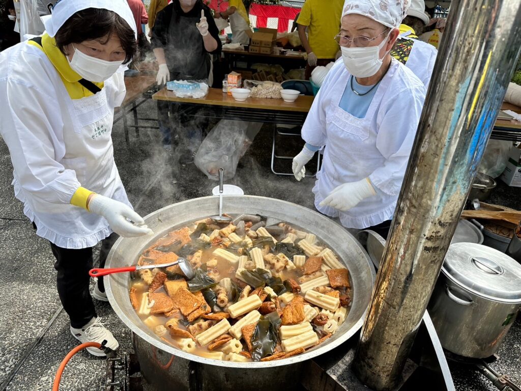 おでんを作っている様子